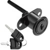2 Piece Cabinet Plunger Lock Furniture Desk Drawer Plunger Locks