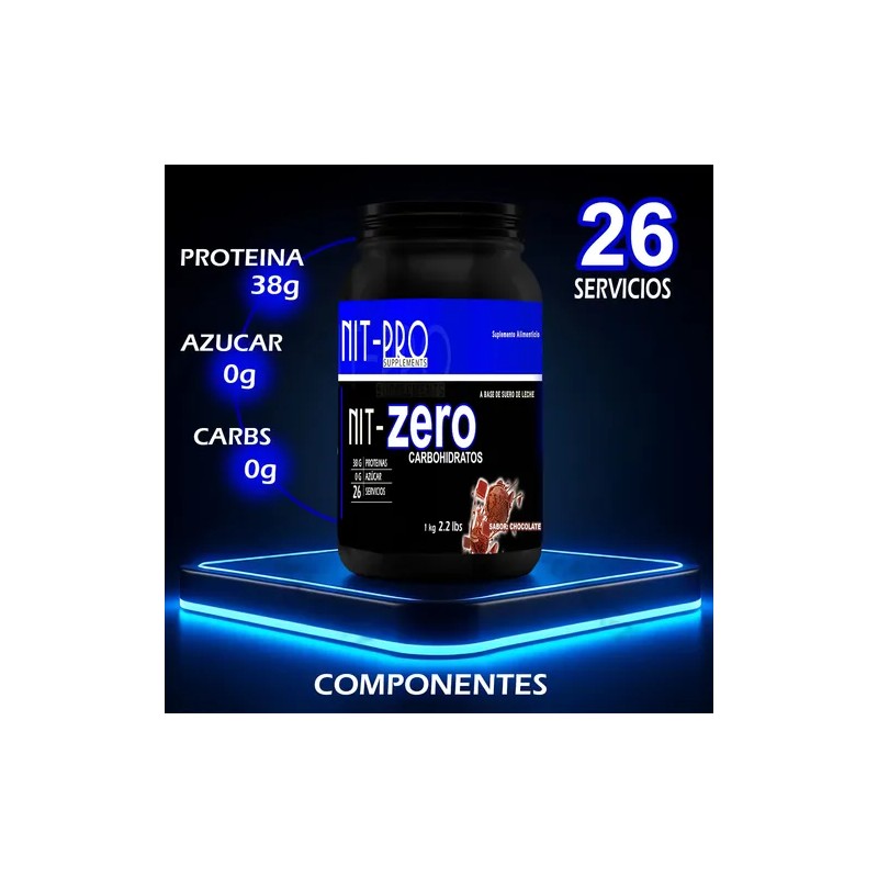 Proteína Whey Isolatada Hidrolizada Nit-pro 1kg 60servicios