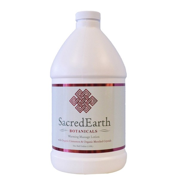 Warming Lotion (½ Gallon) - Help Clients Ease Their Pain by Adding a Gentle Heating Sensation to Your Massage Treatments, Water dispersible and nut Oil Free