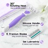 Razors for Women with 6 Premium Blades, Women's Razors for
