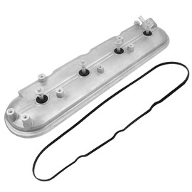 Niyako 264-969 Engine Valve Cover Left Driver Side w/Gasket & Bolts Fits Chevy Silverado Suburban Tahoe Trailblazer GMC Sierra Yukon C'adillac Escalade Hummer P'ontiac G8 Replacement# 12642655