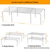Homics Set of 2 Kitchen Cabinet Organizer Shelves, Stackable Tupperware
