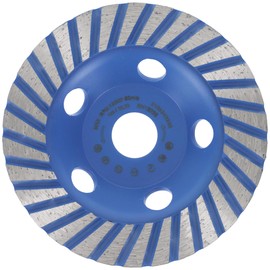 Prodiamant Fan Grinder Diamond Grinding Wheel, Professional Quality for Concrete, Natural Stone, Masonry, Screed, Universal Disc Grinder with Diamond Segment, blue