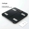 Bascula Bioimpedancia Corporal Digital Personal Inteligente Bluetooth Femmto 180 Kg