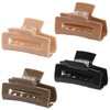 4 Pack 3 Inch Hair Claw Clips for Women, Medium