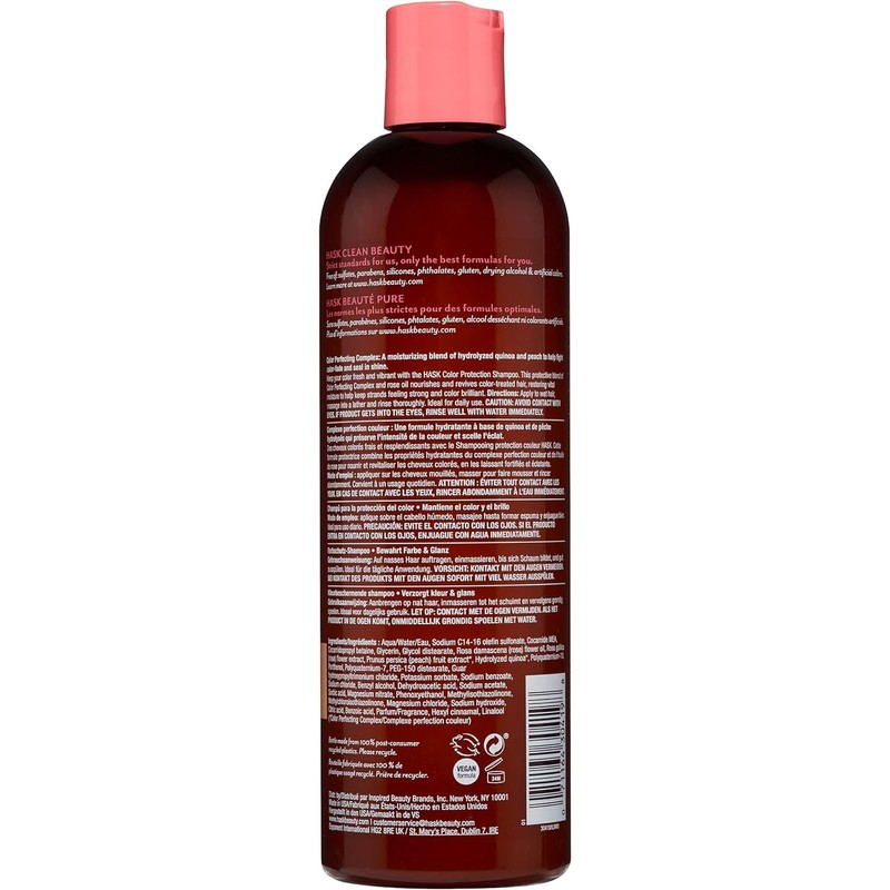 HASK Colour Care Colour Protection Shampoo, with Rose Oil +