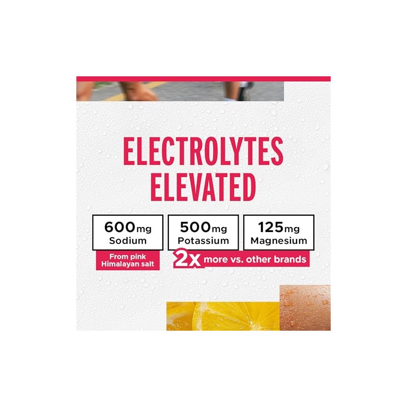 FITAID Hydrate Clean Electrolyte Mix, Zero Sugar, Balanced Electrolyte Ratios: