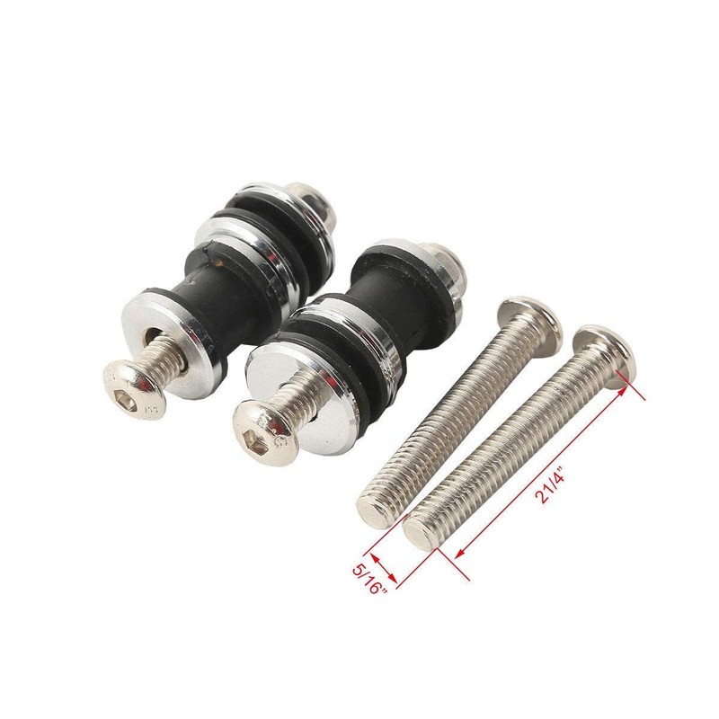 Quick Release Luggage Racks Sissy Bar Docking Hardware Kit Fits