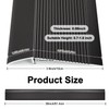 Jiekayi Aluminum Floor Transition Strip, Threshold Ramps for Doorways, Bridge