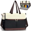 PASMAN Lunch Bag for Women with 15.6" Laptop Compartment, Insulated