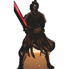 SP13009 Yasuke African Samurai Ninja Warrior Afro Color Cardboard Cutout Standee Standup