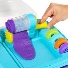 Wonder Factory Never Dry Dough Creation Station - Enthält 8 Tuben mit 59 ml Knete, Bunte Modelliermasse, Trocknet Nicht Aus, Glutenfrei und Angenehm Riechend, Kreatives Spielzeug für Kinder