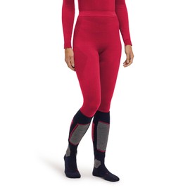 FALKE Women's Warm Long W TI Functional Yarn Quick Dry 1 Piece Base Layer Bottom, Red (Red 8644) - new - eco-friendly, S