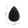 12 PCS Mini Makeup Sponge, Black Small Beauty Sponge Blender
