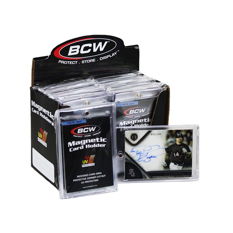 Caja de 14 BCW los titulares de tarjeta magnética - 130 PT.