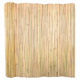 Sprigra Natural Bamboo Fence 4ft H x 8ft L x 0.7In D, Eco-Friendly Privacy Fence for Outdoor Wall, Garden, Yard, Pool, Patio, Decorative Bamboo Fencing