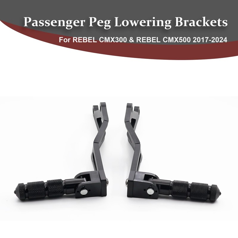 Passenger Peg Lowering Brackets Fit for 2023-2024 REBEL CMX300 /