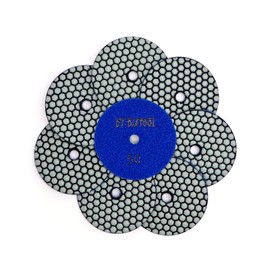 DT-DIATOOL Dry Diamond Polishing Pads 4 Inch/100mm 8PC #50 for Granite Marble Ceramic