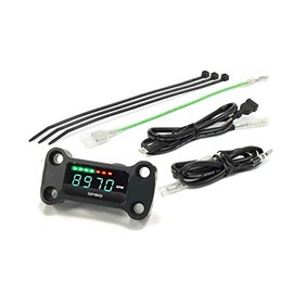 Opmid OPM Top Indicator Tachometer & Voltmeter Black Monkey 125 M1304BK