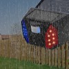 Solar Alarm Lamp IP65 Waterproof Infrared Siren Sound Light Alert