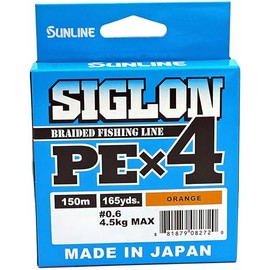 Sunline 63052484 Siglon PEx4 Orange 165yd 6lb