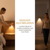 Gold Bird‑Shaped Wireless Motion Sensor LED Wall Night Light For