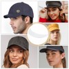 BENECREAT 16Pcs White Brim Hat Brim Stiffeners, Cap Visor Insert