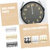 LALAFINA 45 Sets Arabic Clock Numerals Replacement DIY Digital Numbers