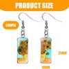 Van Gogh Painting 'Sunflowers' Sunflower Earrings Brand Jewelry Famous Artist