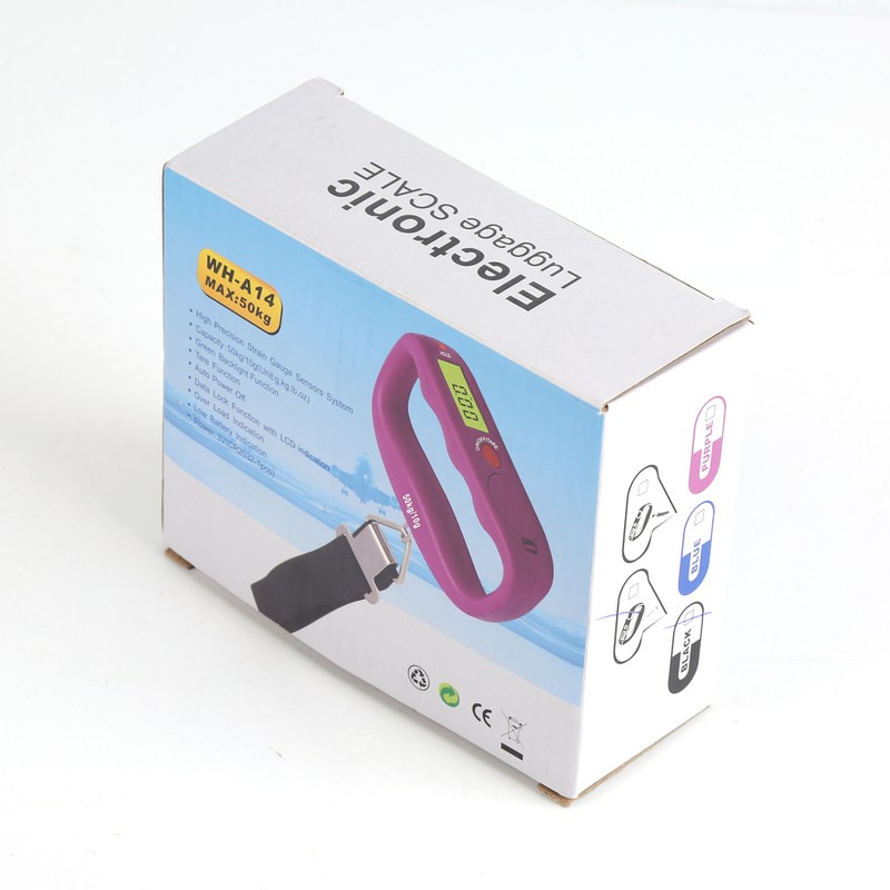 WEIHENG 50kg/10g Digital Hanging Hook Scale LCD Electronic Pocket Luggage