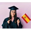 Pack of 25 Spain Handheld Flag, Spanish Decor Hand Held