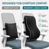 Memory Foam Lumbar Support Pillow for Office Chair and Car