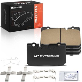 A-Premium Front Ceramic Disc Brake Pads Set Compatible with Lexus Models - LS400 1995-2000, 4 Pcs