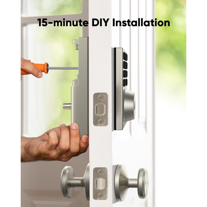 eufy Security Smart Lock C30, Keyless Entry, Built-in WiFi Deadbolt