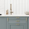 Ravinte 1 Pack Gold Cabinet Pulls 4-1/2 Inch Brushed Brass