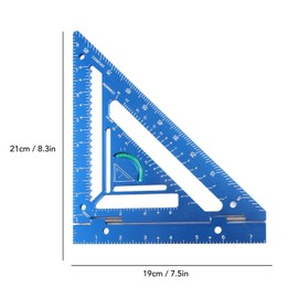 Lvifloae Rafter Square Tool Carpenter Square Carpenter Professional Innovative Triangle Ruler Long Copper Accurate Carpenter Layout Measuring Tool
