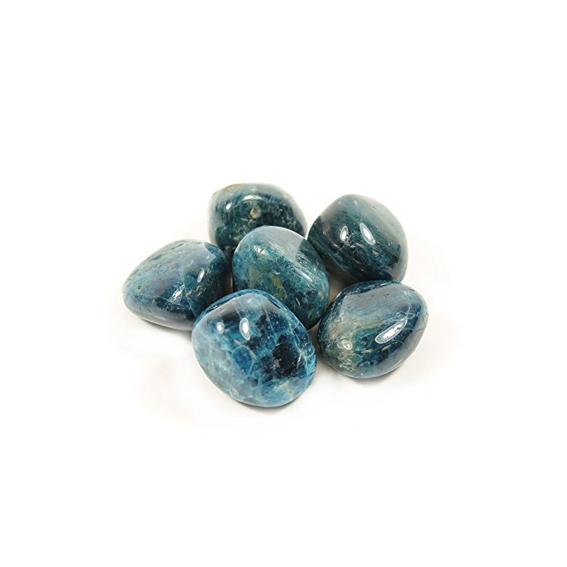 Blue Apatite Extra Grade Tumble Stone (20-25mm) - Single Stone