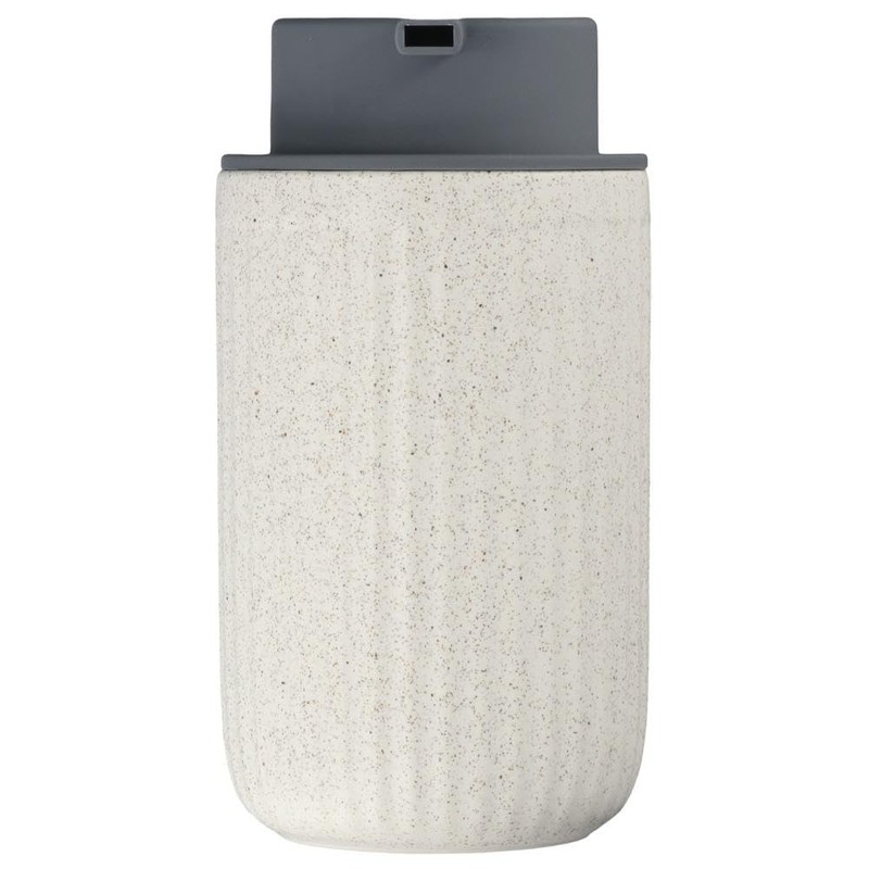 Benytro Simple Ceramic Foam Bottle Pressing Dispenser Bottle,Fillable Ceramic Hand