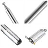 Healifty Foldable Stainless Steel Pocket Sticks, for Tricks, Martial Arts,
