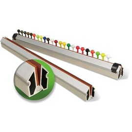 Circle B Tackle Do It Jig Clamping Rack 6" or 12" DIY Lure Making for Painting Lures and Jigs for Display or Fishing Lure Holder (Aluminum Clamping Rack 6" - 9600)