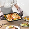 S·KITCHN Nonstick Grill Pan, Induction Stove Top Grill Plate, Glass