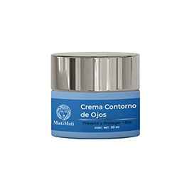 Crema Contorno De Ojos +30s MatiMati Ácido hialurónico, Pantenol, Alantoína, Vitamina E, Manzanilla Antiarrugas, Suaviza 20 ml