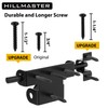 HILLMASTER Heavy Duty Slide Bolt Gate Latch with Padlock Hole,