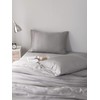 GF 100% Organic Bamboo Bedding 2 x pillowcases size 50cm
