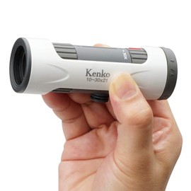 Kenko 429068 Ultra View I Monocular, 10-30 x 21, 10-30x, 0.8 inch (21 mm) Caliber, Zoom Type, White