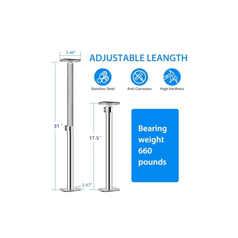Undermount Sink Brackets.Undermount Sink Support,Undermount Sink Repair Kit, Adjustable Support