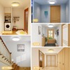 ICHIYO LED Motion Sensor Ceiling Light, Small, Daylight White, 1100