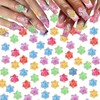 FINGCRO 60PCS Flower Nail Art Charms 3D Hawaii Flowers Nail