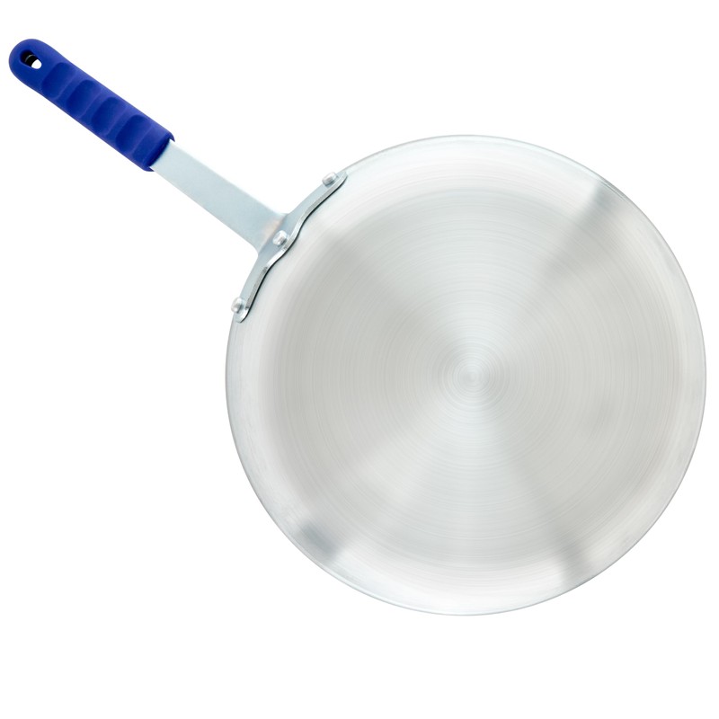 Winco Commercial-Grade Aluminium Fry Pan/Skillet, Natural Finish with Cool Touch