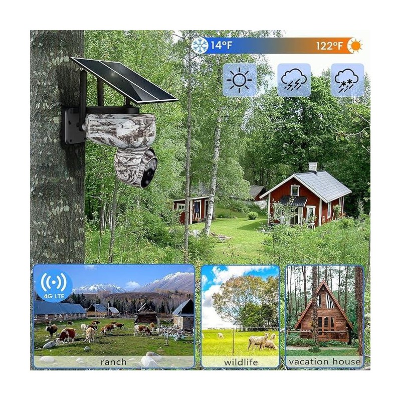 Vyze-Link Cellular Trail Camera with Night Vision Motion Activated Waterproof,